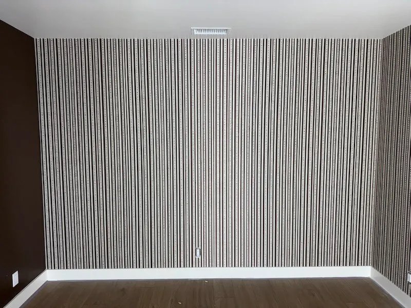 Elite Wallpaper Installers — commercial wallpaper installation in an office